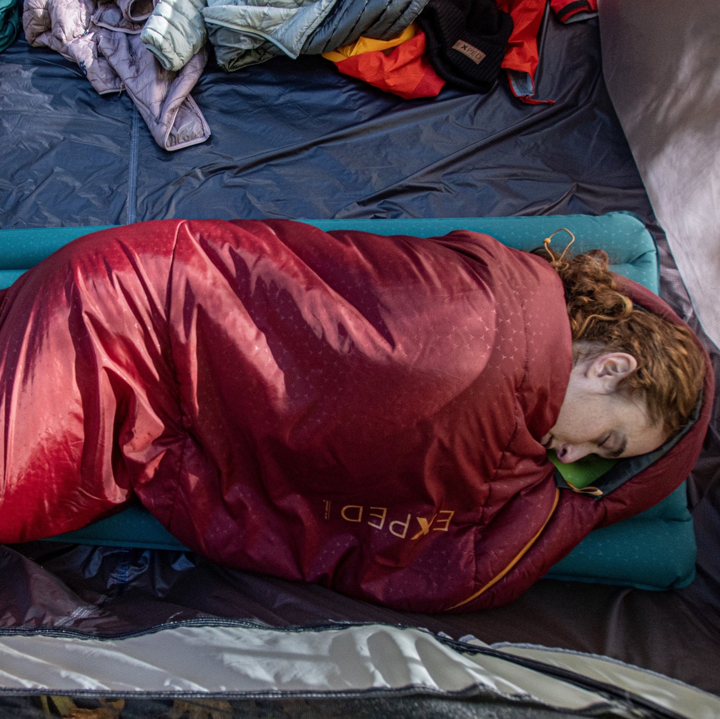 EXPED Deepsleep -5c sleeping bag lifestyle