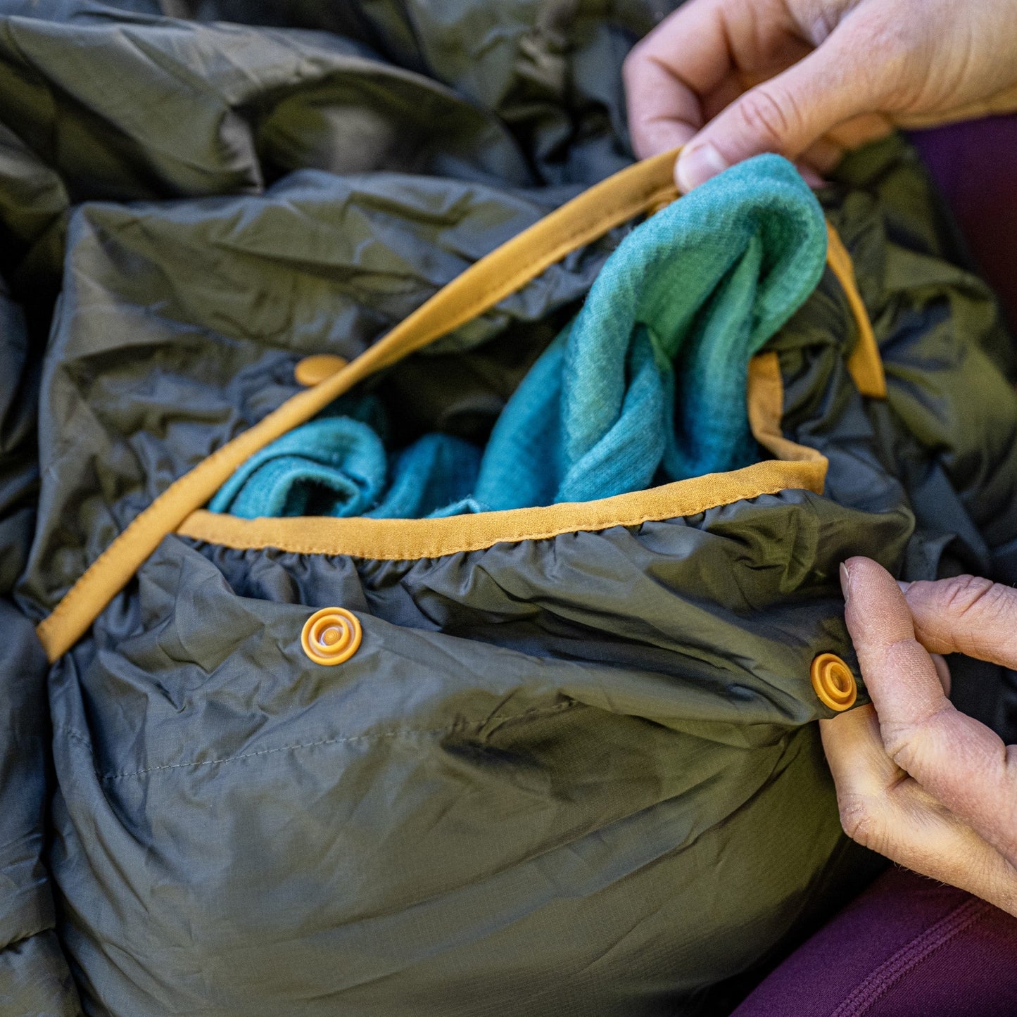 EXPED Deepsleep -20c sleeping bag foot pocket