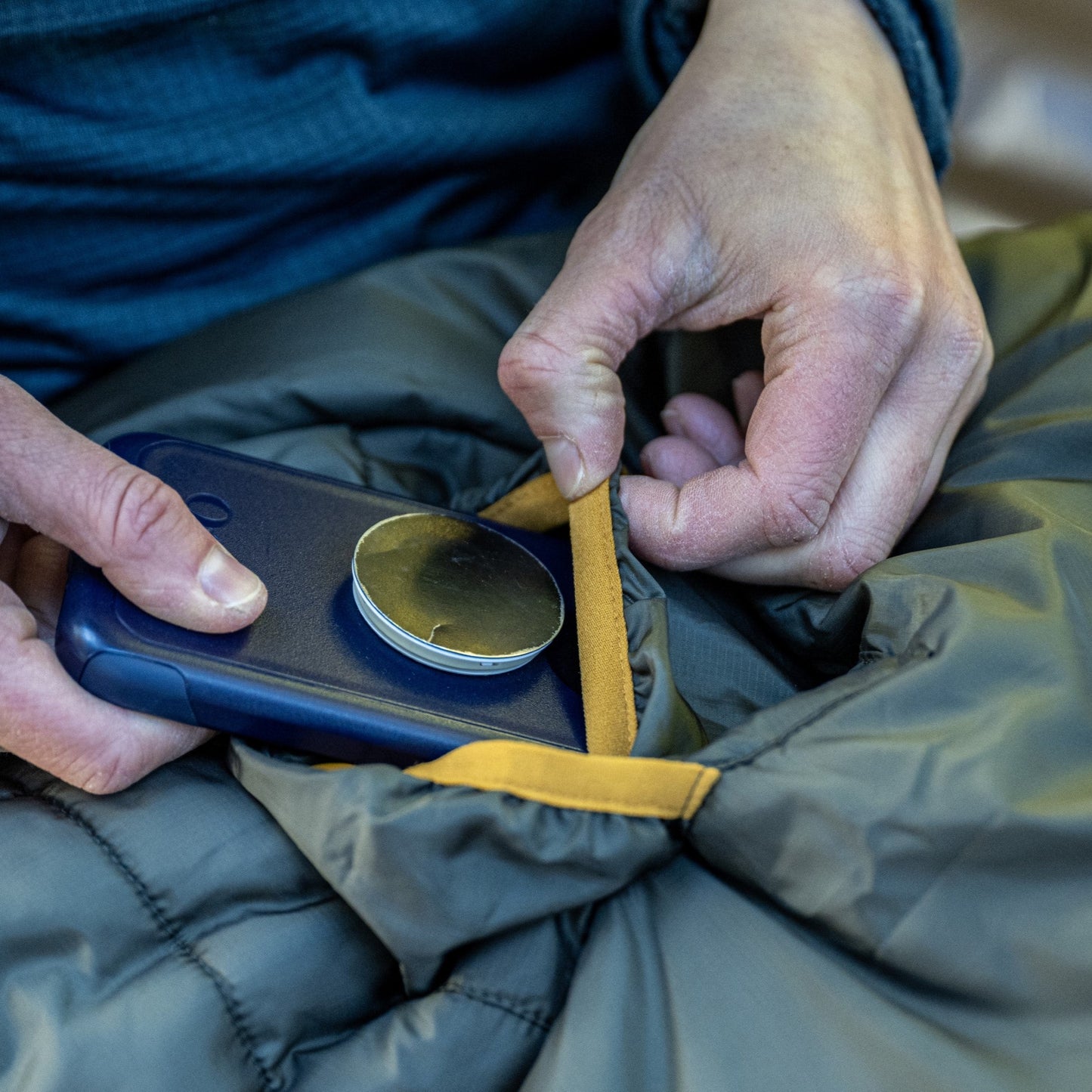 EXPED Deepsleep 0c sleeping bag chest pocket