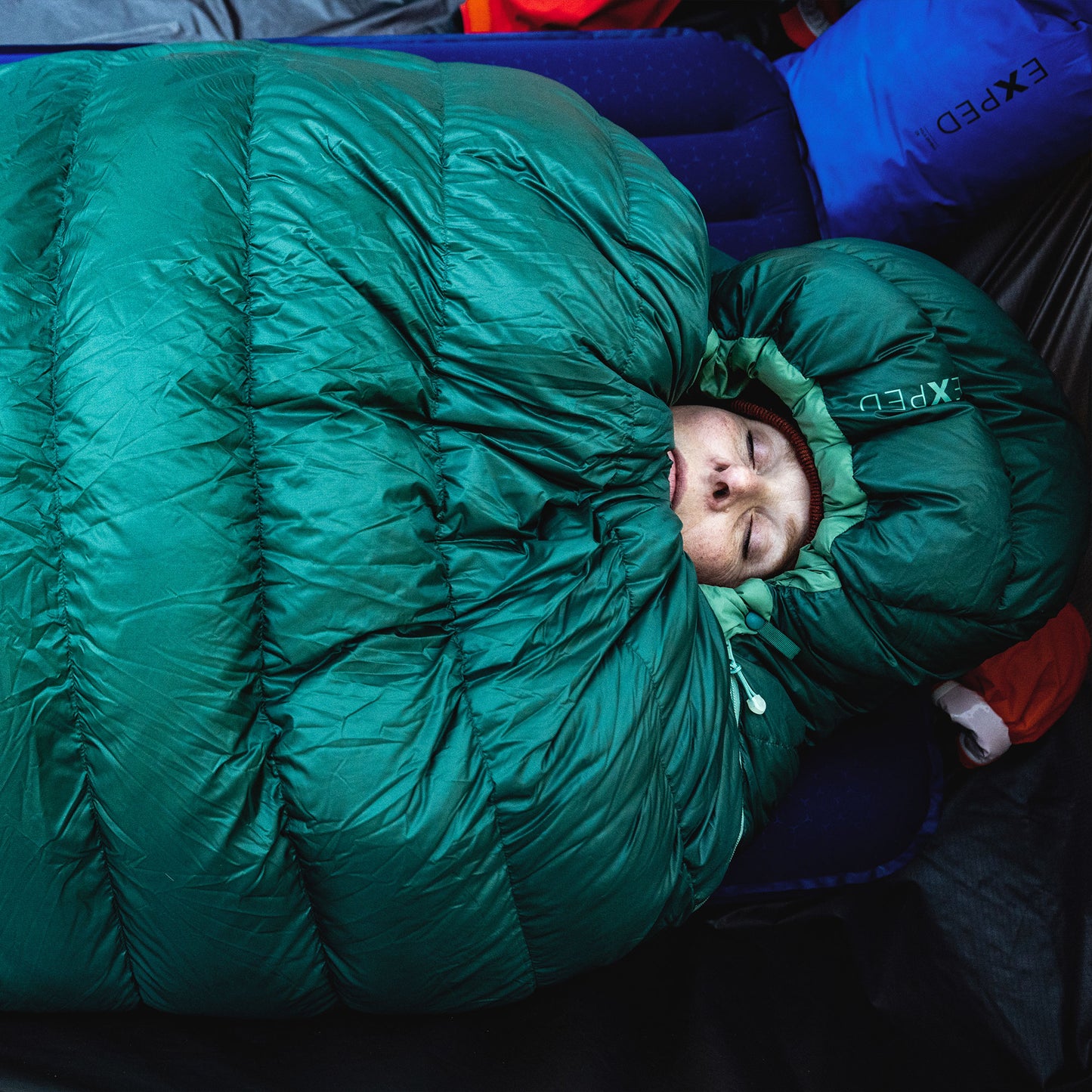 EXPED Comfort sleeping bag lifestyle