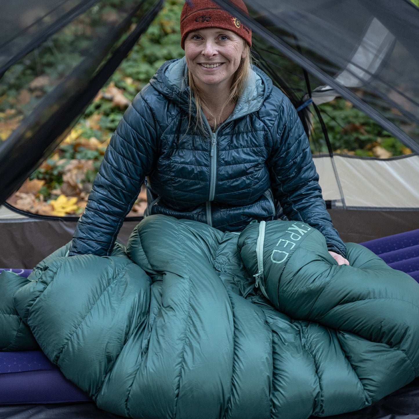 EXPED Comfort sleeping bag lifestyle