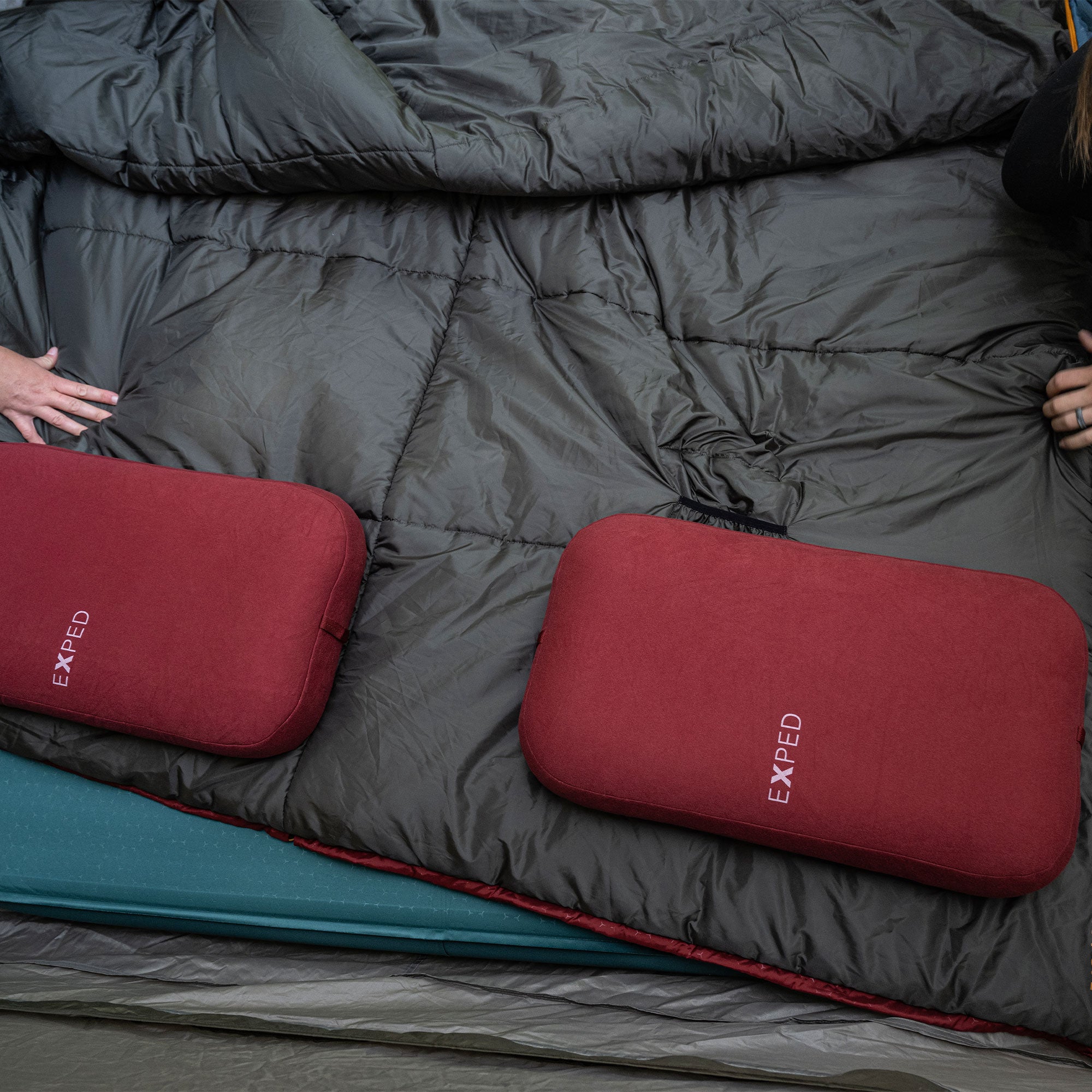 EXPED Mega pillow and mega sleep lifestyle
