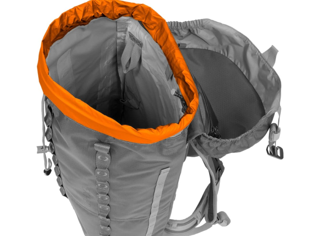 EXPED Mountain Pro wide opening