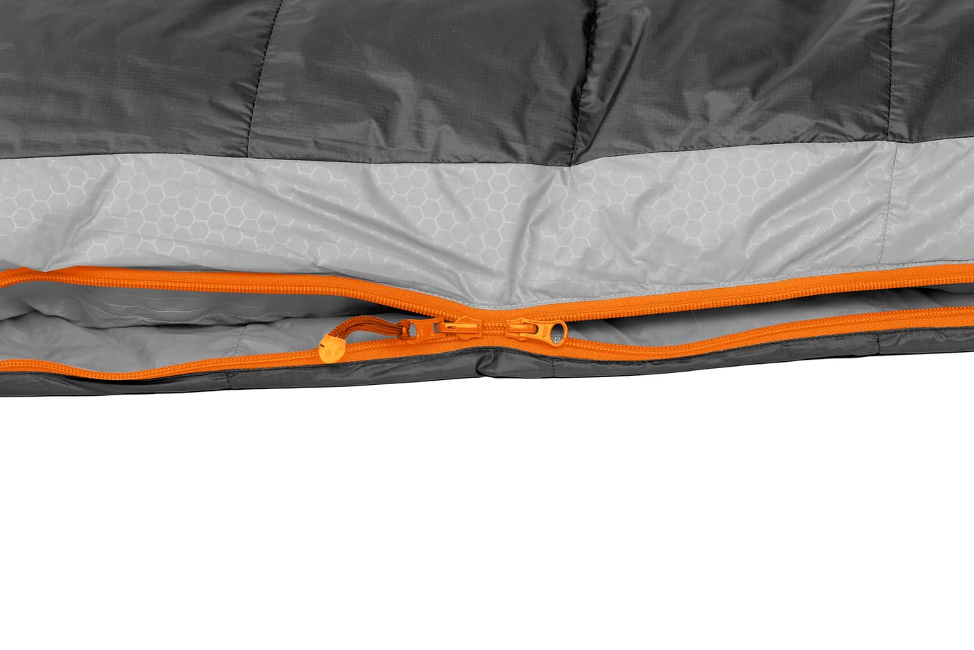 Two zipper slider