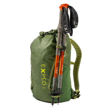 EXPED Typhoon 15 forest with poles