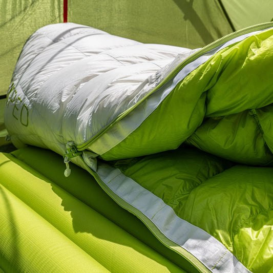 EXPED sleeping bag foot end